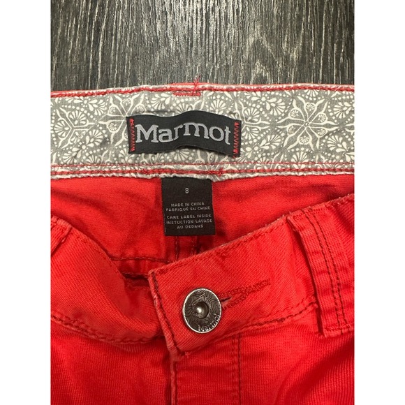 Marmot Pants Women's 8 Coral Casual Outdoors Capri/ Below the knee Pant - Picture 4 of 10